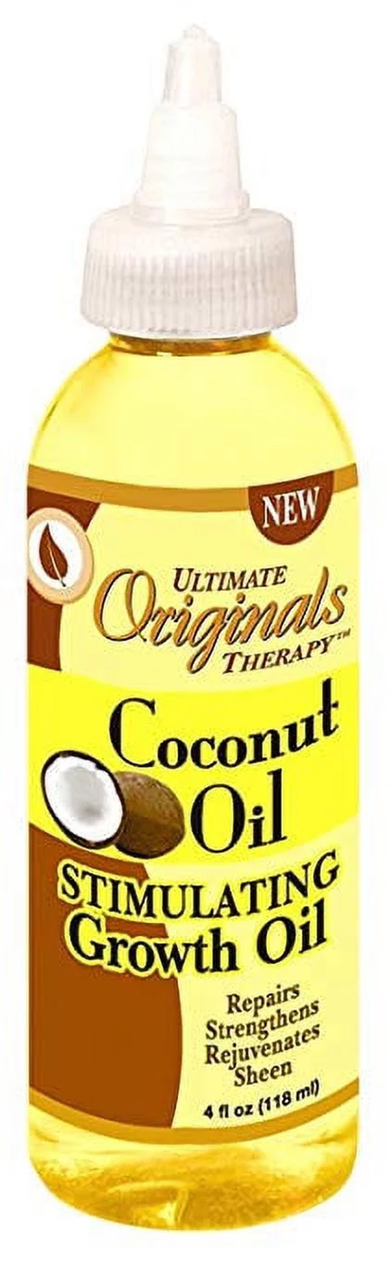 Ultimate Originals Coconut Oil Stimulating Hair Growth Hair Oil, 4 Oz